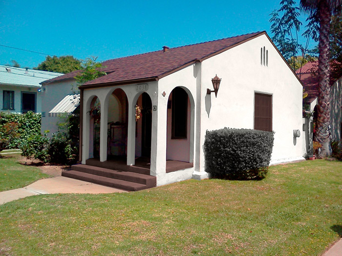 Painted house in San Gabriel